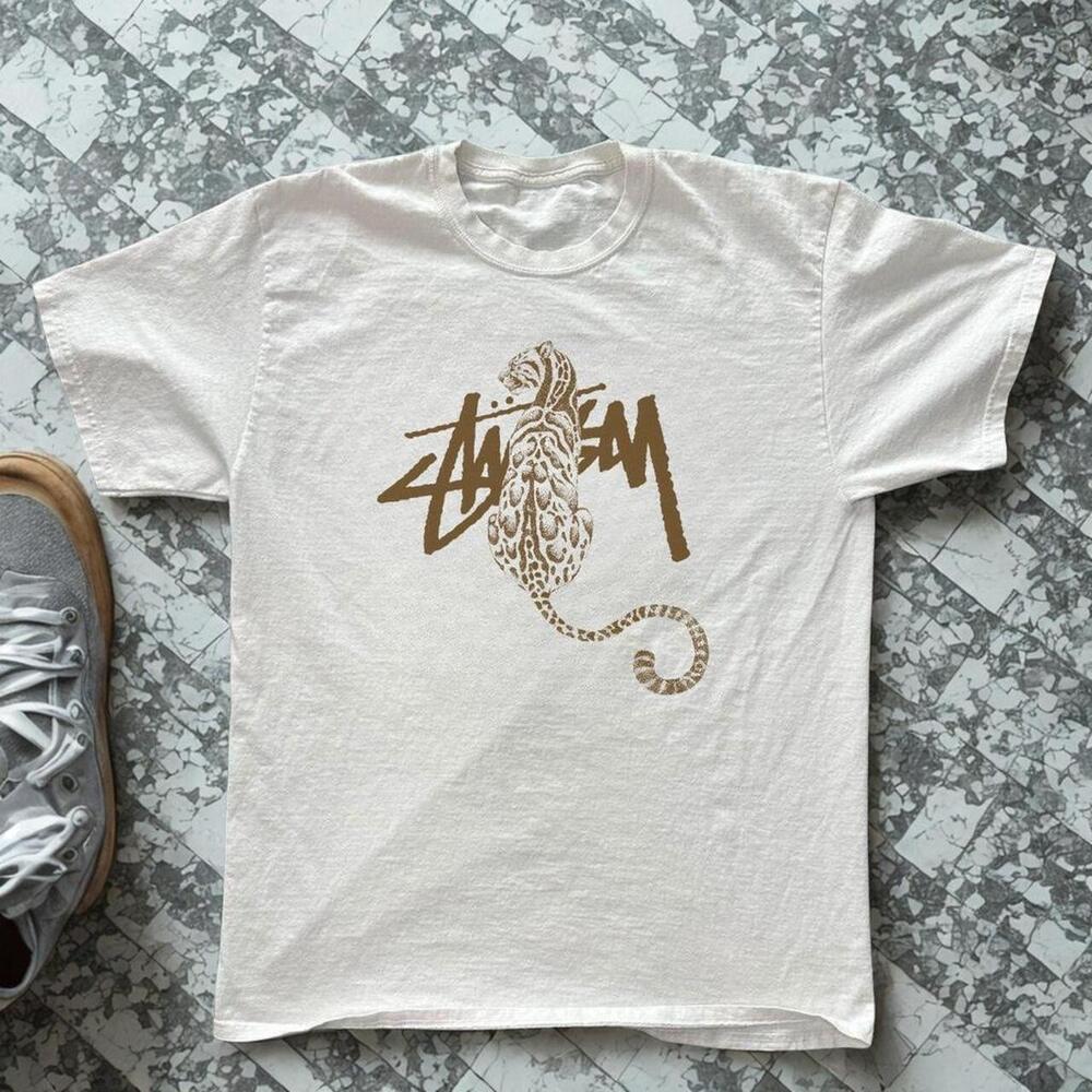 Stussy White Tiger Tee